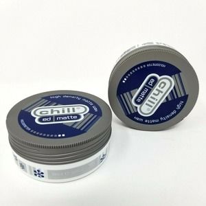 2 Chill* Ed Matte High Density Matte Wax Professional 100ml 3.5 Fl Oz UK Styling